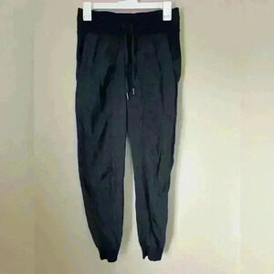 lululemon dance studio mid rise jogger, full length, black, size 4